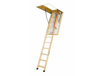 Деревянная чердачная термоизоляционная лестница  Fakro LTK высота установки от 2,8м до 3,3м