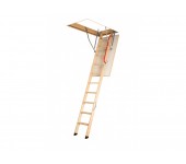 Деревянная чердачная лестница Fakro LWK Plus высота установки от 2,8м до 3,35м