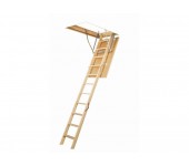 Деревянная чердачная лестница Fakro LWS Plus высота установки от 2,8м до 3,35м