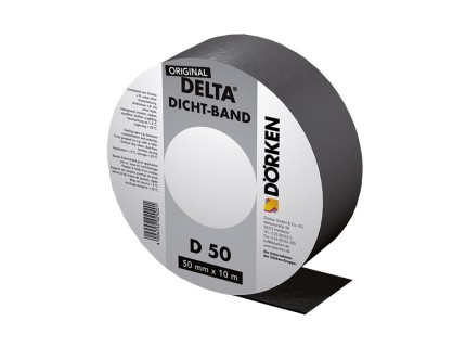DELTA-DICHT-BAND DB 50 уплотнительная самоклеящаяся лента из битум-каучука для контробрешётки