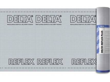 DELTA-REFLEX пароизоляционная плёнка с алюминиевым рефлексным слоем